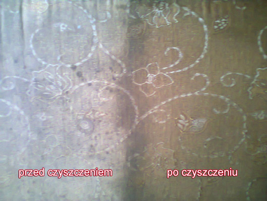 Efekt czyszczenia wersalki - www.pranie-gorzow.pl